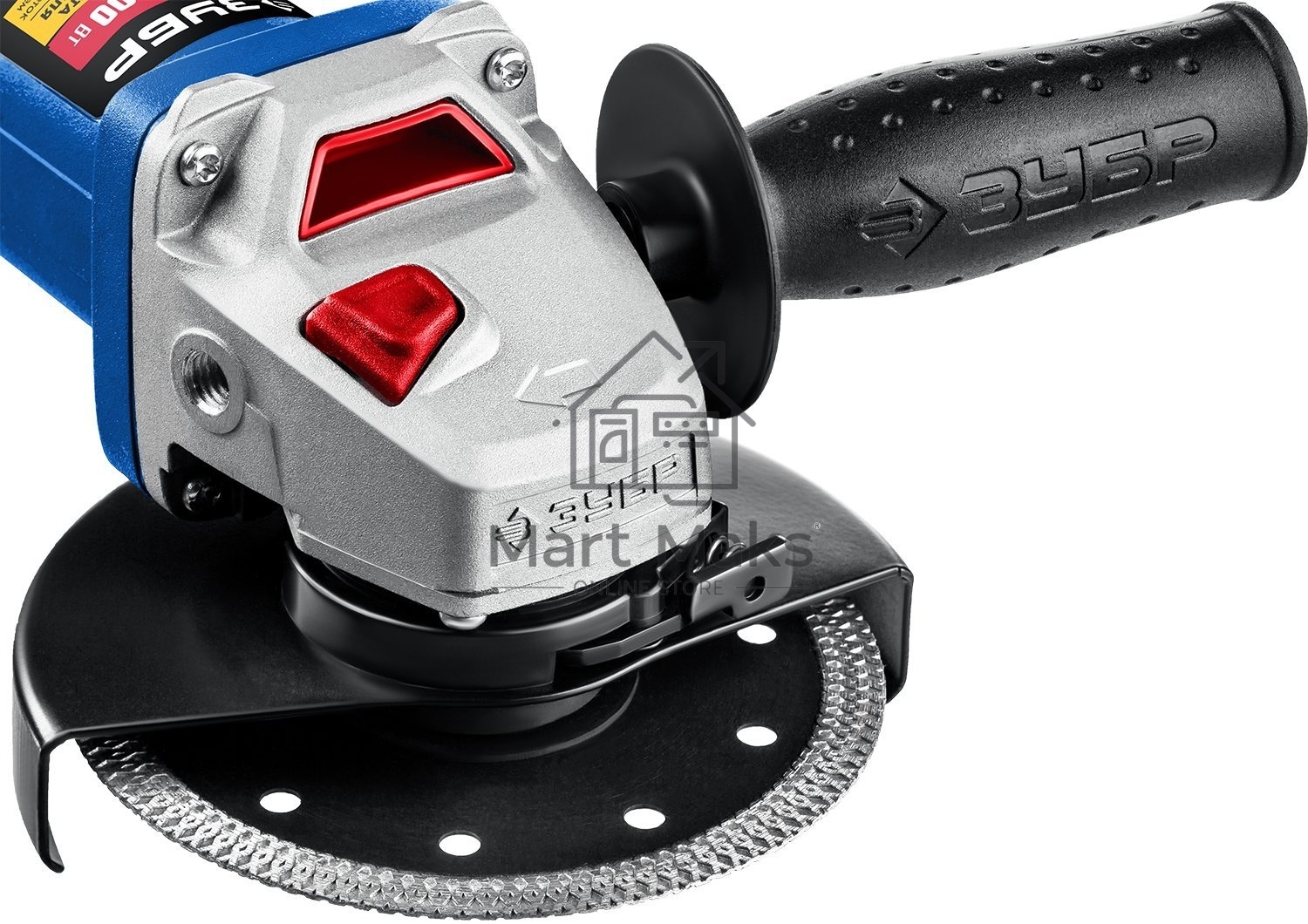 Углошлифовальная машина ЗУБР 125 мм, 1500 Вт, регулировка оборотов, серия Профессионал.