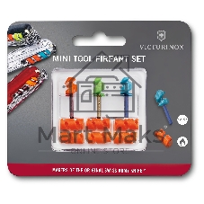 Набор инструментов для пероч.ножа Victorinox FireAnt (4.1330.B1) ассорти блистер