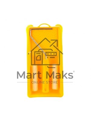 Малярный набор Сибртех для работ с лаками: кювета 150 мм х 290 мм и мини-валик 110 мм