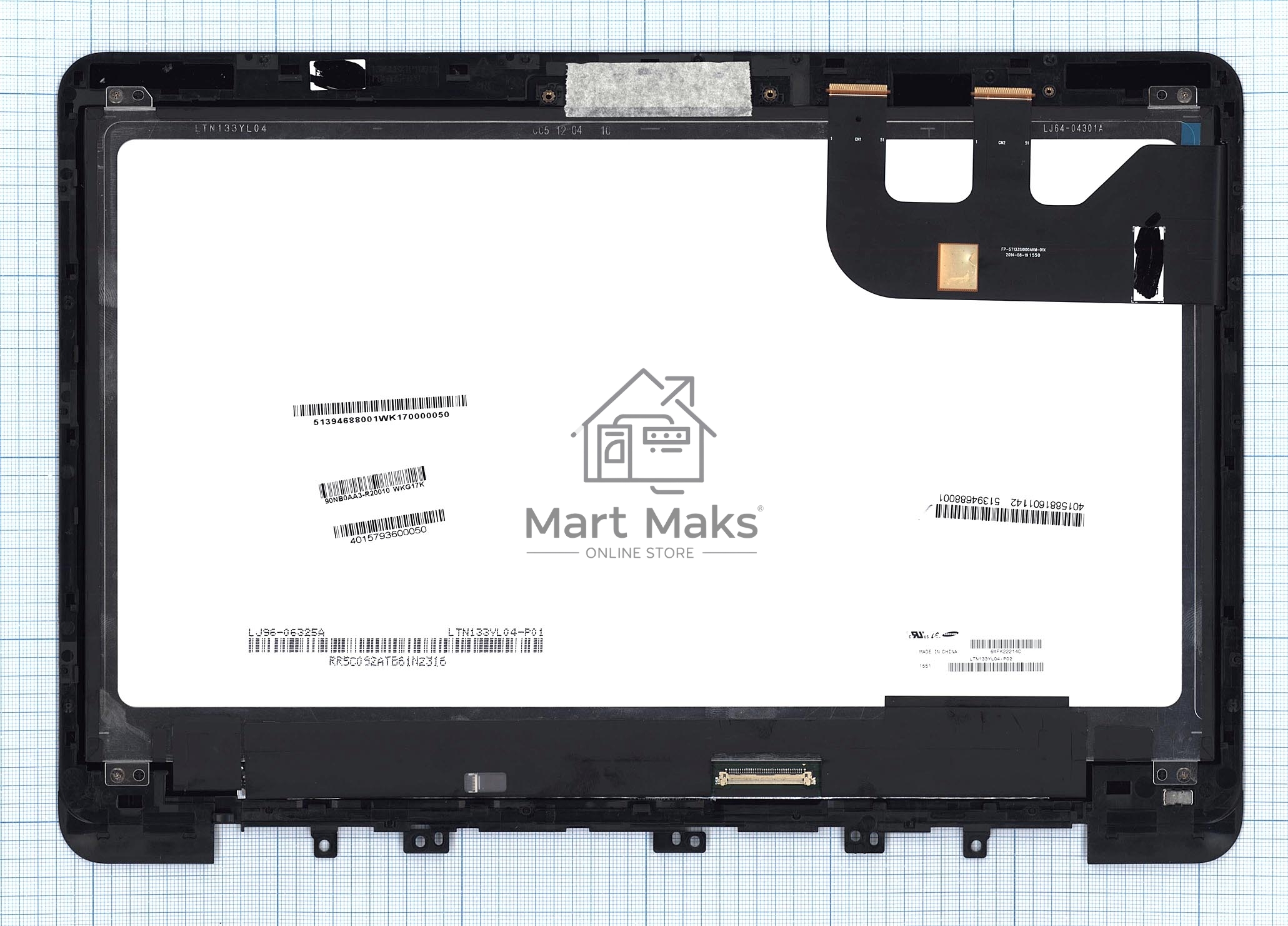 Модуль (матрица + тачскрин) для Asus UX305CA QHD с рамкой