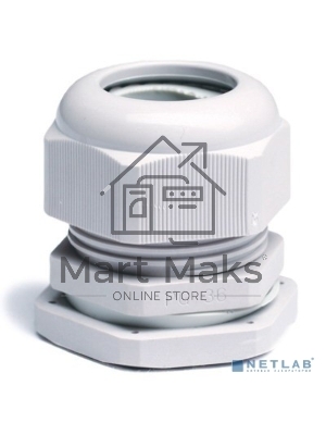 Зажим кабельный с контргайкой. IP68. PG16. д.9 - 14мм 52900 DKC