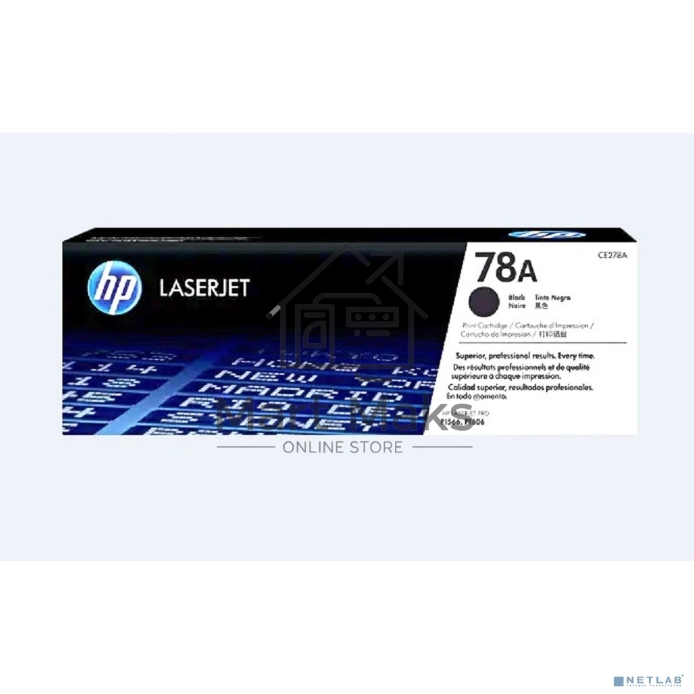Картридж лазерный HP CE278A черный LJ P1566/P1606 (2100стр.)