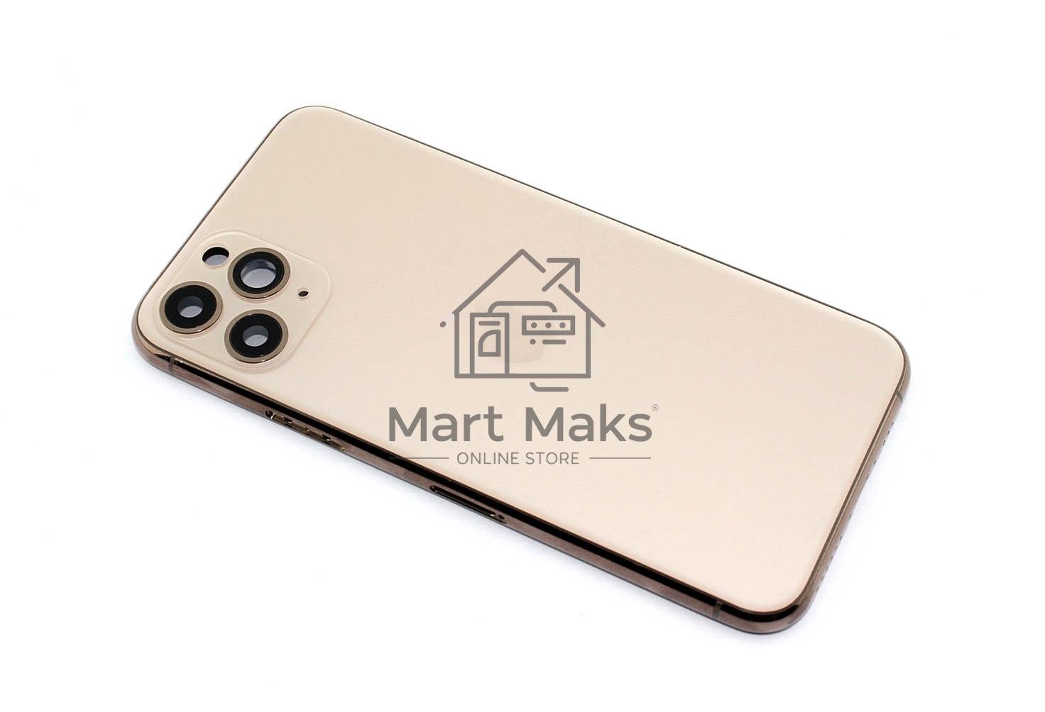 Задняя крышка (корпус) в сборе с рамкой для Apple iPhone 11 Pro золотая