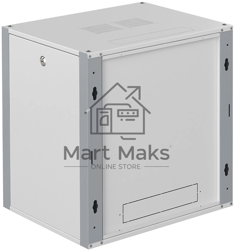 Шкаф коммутационный Sysmatrix (WP 6315.710 ) настенный 15U 600x350мм пер.дв.стекл 2 бок.пан. 60кг серый IP20