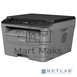 МФУ Brother DCP-L2500DR лазерный принтер/сканер/копир, A4, 26 стр/мин, 2400x600 dpi, 32 Мб, дуплекс, подача: 251 лист., вывод: 100 лист., USB, ЖК-панель (старт.к-ж 700 стр)