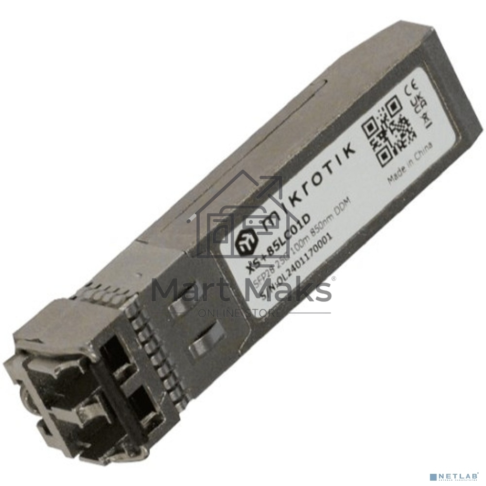 Модуль оптический MikroTik SFP28 optical module XS+85LC01D, MM, 100m, 850nm