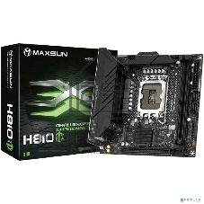 Материнская плата MAXSUN Challenger H810ITX WIFI, LGA 1851, Intel H810, 2xDDR5, 4xSATA, 2xM.2, 1xPCIe 5.0 x16, HDMI, 2xDisplayPort, 1x1Gb LAN, Wi-Fi 6, Bluetooth, 3x3.5 мм, 5.1, Mini-ITX