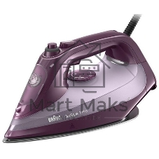 Утюг Braun SI7181VI сиреневый/фиолетовый, 3100 Вт, 50 г/мин, 230 г/мин, 300 мл