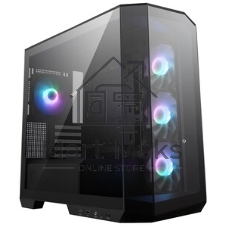 Компьютерный корпус без блока питания Case MSI MAG PANO M100R PZ, Mini-Tower, TG, 4x120мм ARGB, 1xUSB 3.2, 1xUSB 3.2 Type-C, mATX, mITX черный