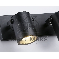 Светильник Ambrella light ST3888/2 BK черный IP54 GU10/2 max 35W 250*80*85