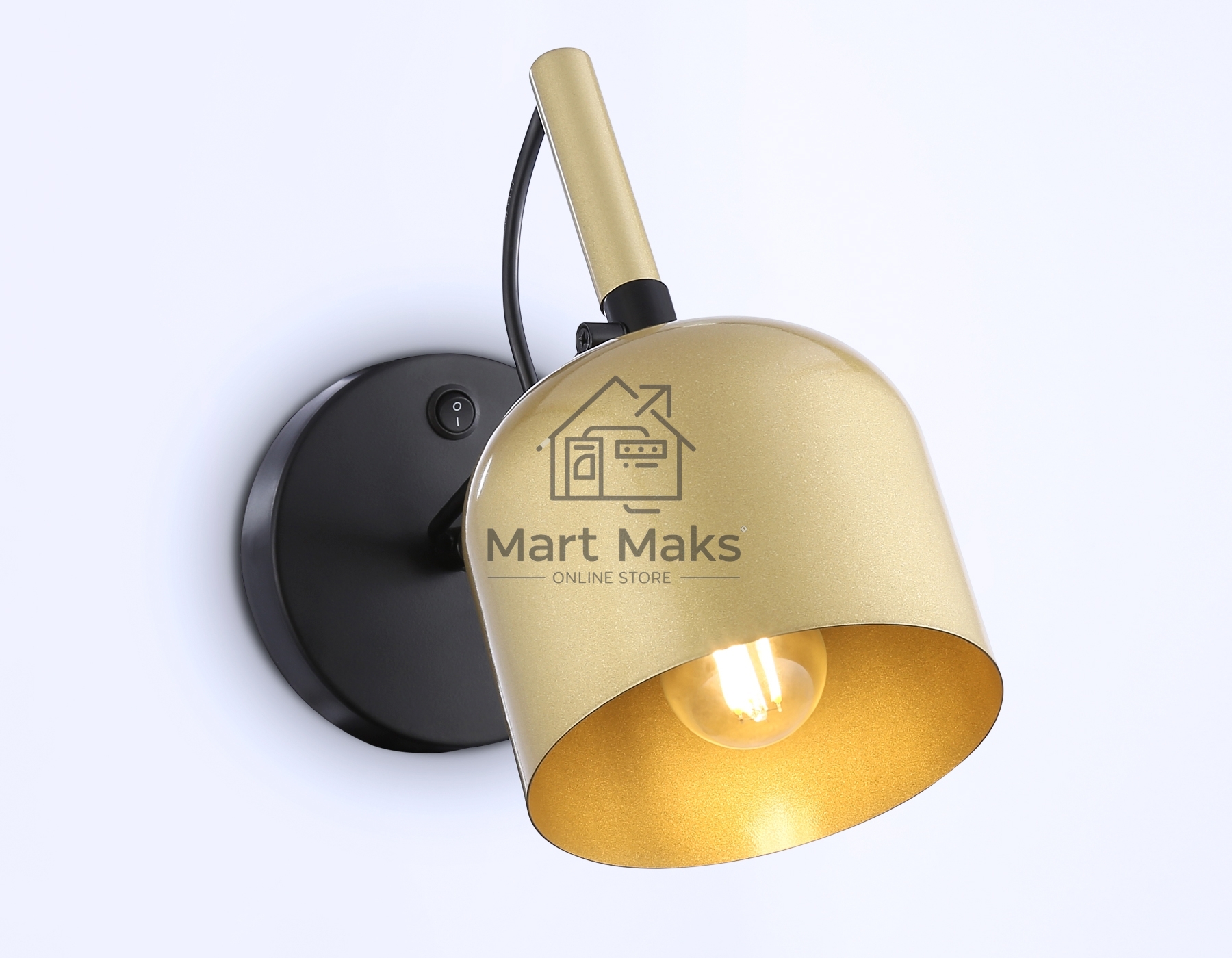 Светильник Ambrella light TR97102 GD/BK золото/черный E27 max 40W D130*223*273