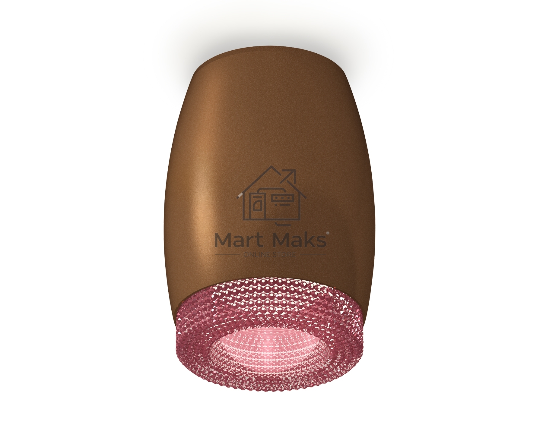 Светильник Ambrella Light XS1124010 SCF/PI кофе песок/розовый MR16 GU5.3 (C1124, N7193)