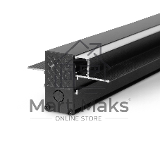 Slim Magnetic Шинопровод встраиваемый с местом под светодиодную ленту (чёрный) (2м) 85132/00