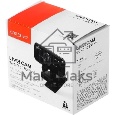 Веб-камера Creative Live! Cam Sync 1080p V2 1920x1080, 30 кадр/с, USB Type-A, микрофон, шторка приватности, универсальное крепление