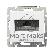 Компьютерная розетка Legrand Valena 774230, белая RJ45 5 кат UTP