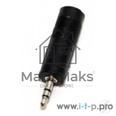 Переходник аудио 5bites mini Jack 3.5мм (M) -) Jack 6.3мм (F)