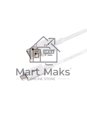 Кабель Rexant (18-4269) USB кабель microUSB длинный штекер 1М белый 