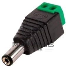Разъем DC штекер питания с клеммной колодкой, под винт Adapter-HF
