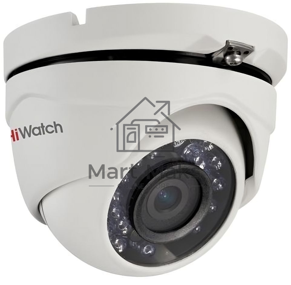 Камера видеонаблюдения аналоговая HiWatch DS-T203A(B) (3.6мм) 3.6-3.6мм HD-TVI цв. корп.:белый