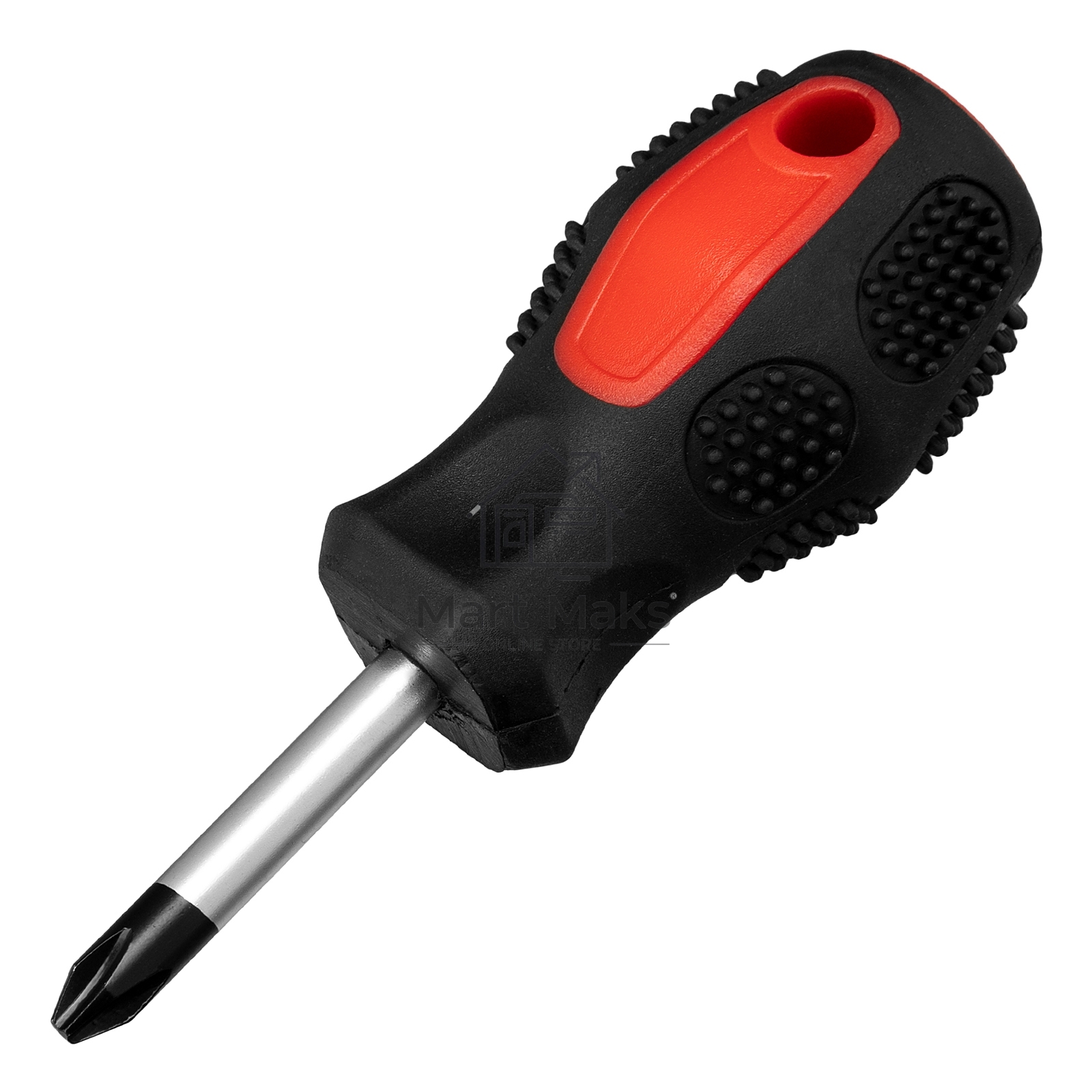 Отвертка Anti-Slip, PH2 х 38 мм, CrV, двухкомп. рукоятка Matrix