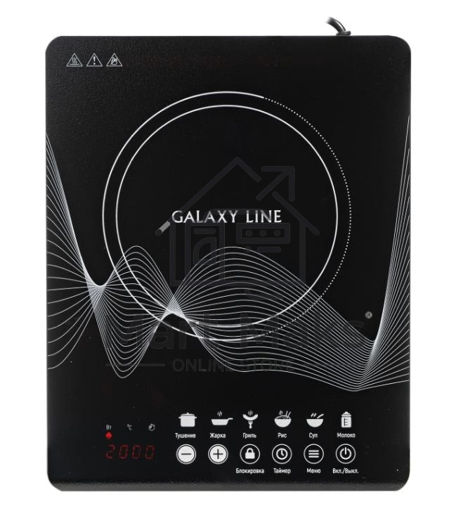 Электрическая плитка Galaxy Line GL3063, черная