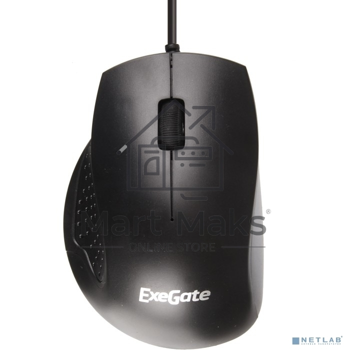 Мышь проводная ExeGate Professional Standard SH-9028 черный, 1000 dpi, USB, кнопки - 3