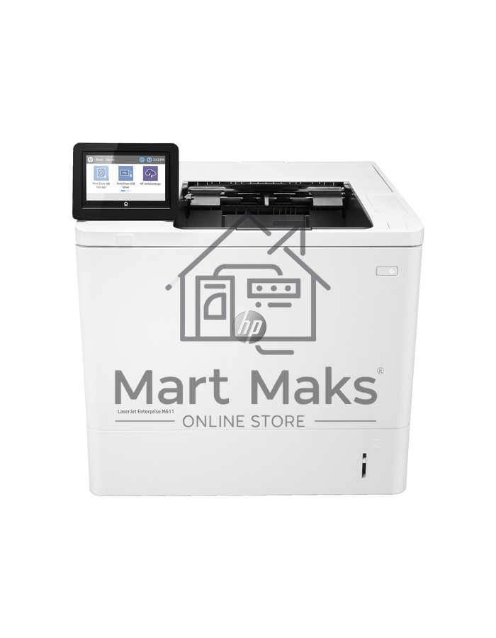 Принтер лазерный HP LaserJet Enterprise M611dn (7PS84A), A4, ч/б, печ. до 61 стр/мин., 1200 x 1200 dpi, USB, RJ-45