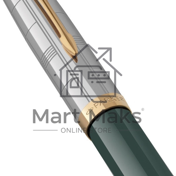 Ручка перьевая Parker 51 Premium (CW2169074) Forest Green GT F сталь нержавеющая, подарочная коробка