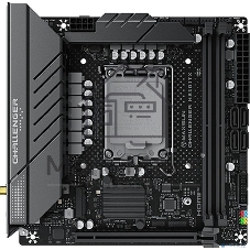 Материнская плата MAXSUN Challenger H810ITX WIFI, LGA 1851, Intel H810, 2xDDR5, 4xSATA, 2xM.2, 1xPCIe 5.0 x16, HDMI, 2xDisplayPort, 1x1Gb LAN, Wi-Fi 6, Bluetooth, 3x3.5 мм, 5.1, Mini-ITX