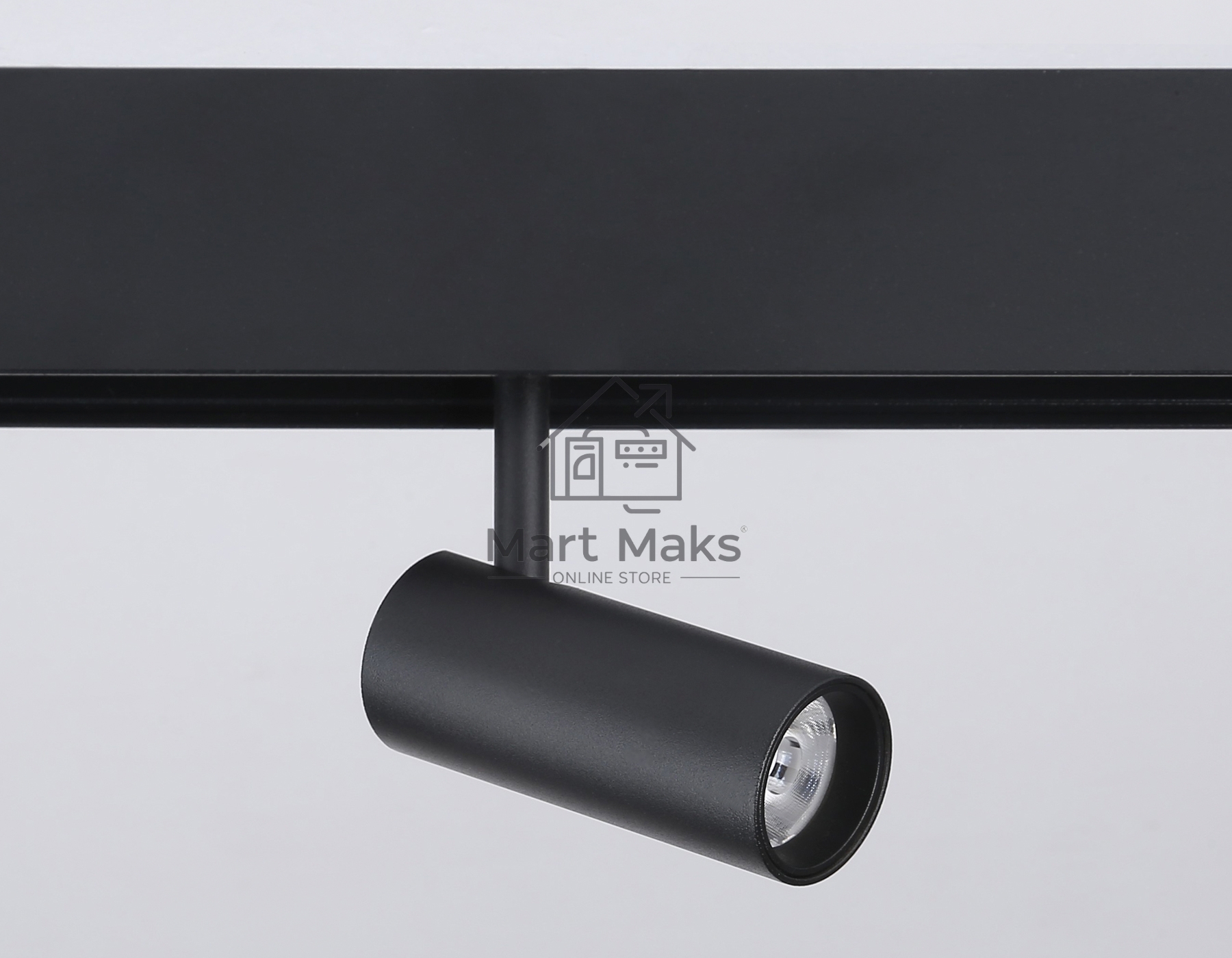 Светильник трековый светодиодный GL3814 BK черный IP20 7W 4000K 48V 24° D35*80