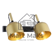Светильник Ambrella light TR97106/2 GD/BK золото/черный E27*2 max 40W D130*223*273