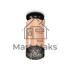 Светильник Ambrella Light XS6326102 PPG/PBK/BK золото розовое полированное/черный полированный/тонированный MR16 GU5.3