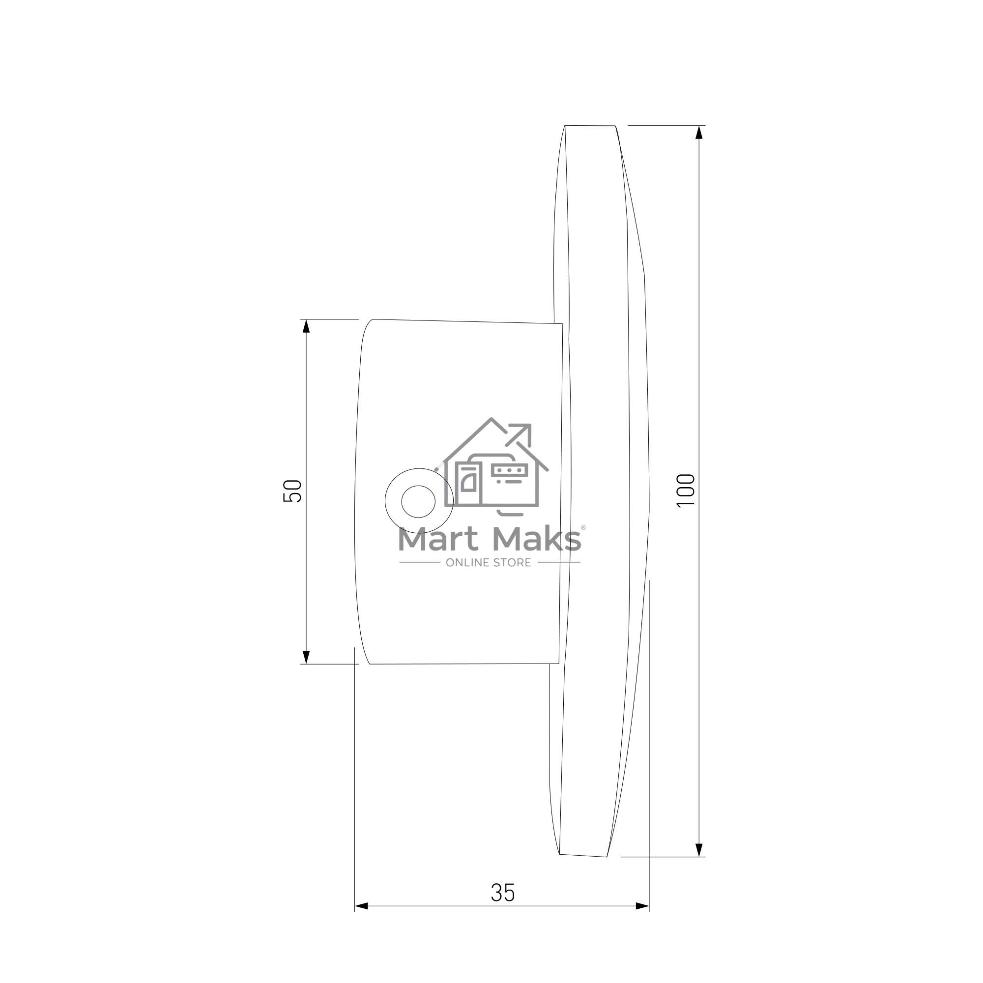 Светильник настенный светодиодный MRL LED 1126/ Mini Disc золото