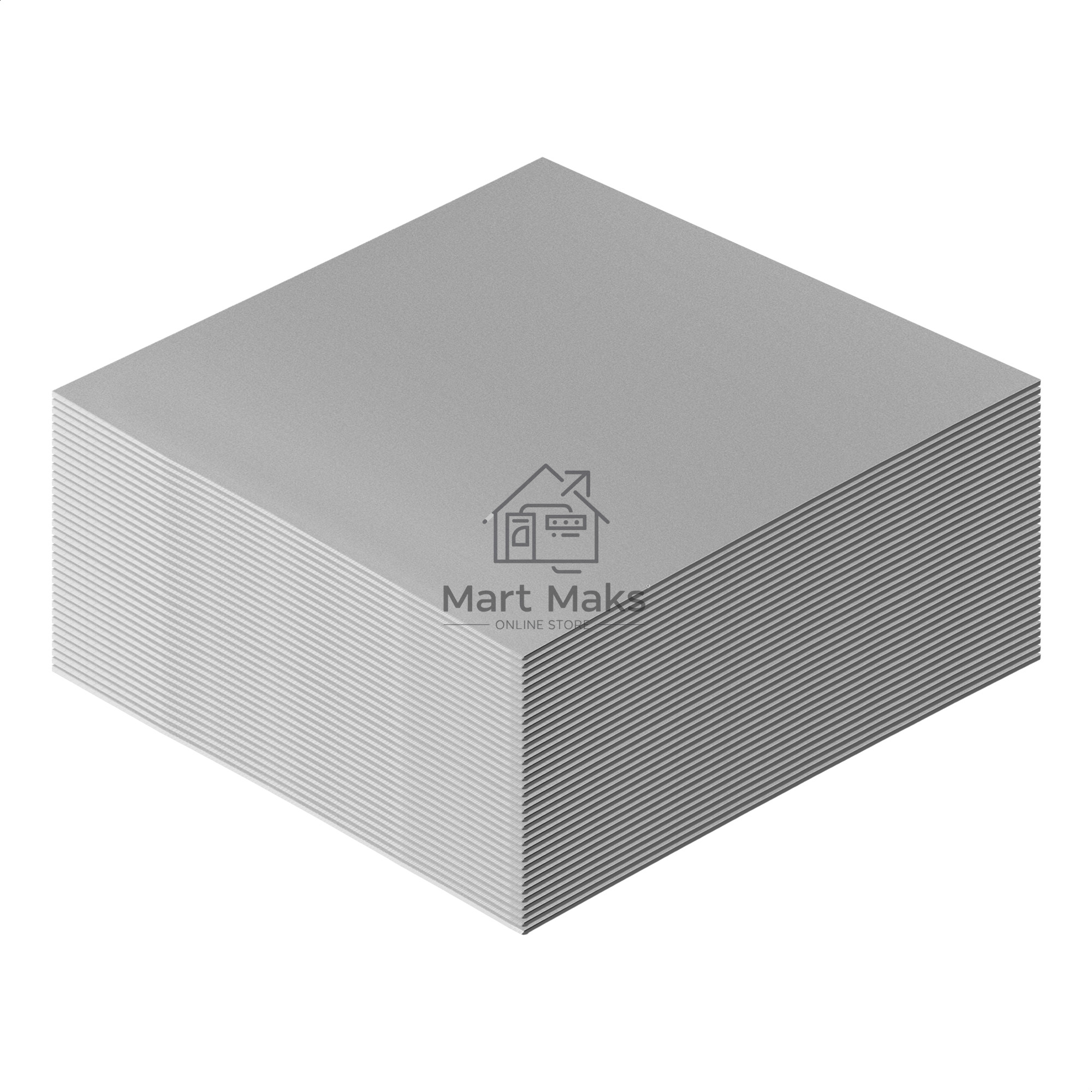 Термопрокладка ExeGate EPG-2WMK (100x100x1.0 mm, 1,7 Вт/ (м•К), теплопроводящая клейкая двухсторонняя, комплект 35шт)