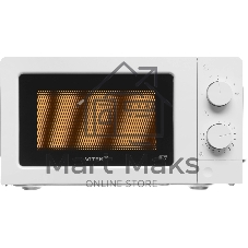 Микроволновая печь Vitek VT-MW0820 белый, 20 л, 700 Вт, переключатели - поворотный механизм