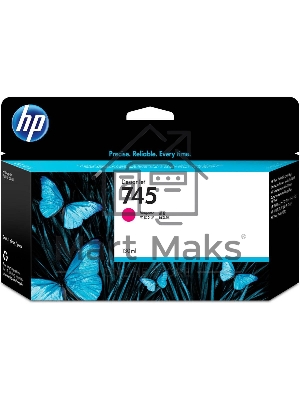 Картридж струйный HP 745 пурпурный для HP DesignJet, 130ml