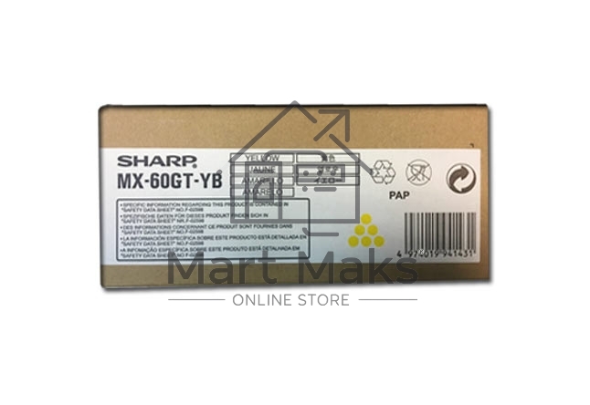 Картридж лазерный желтый Sharp Sphinx/Phoenix/Griffin (12K) MX60GTYB/MX61GTYB