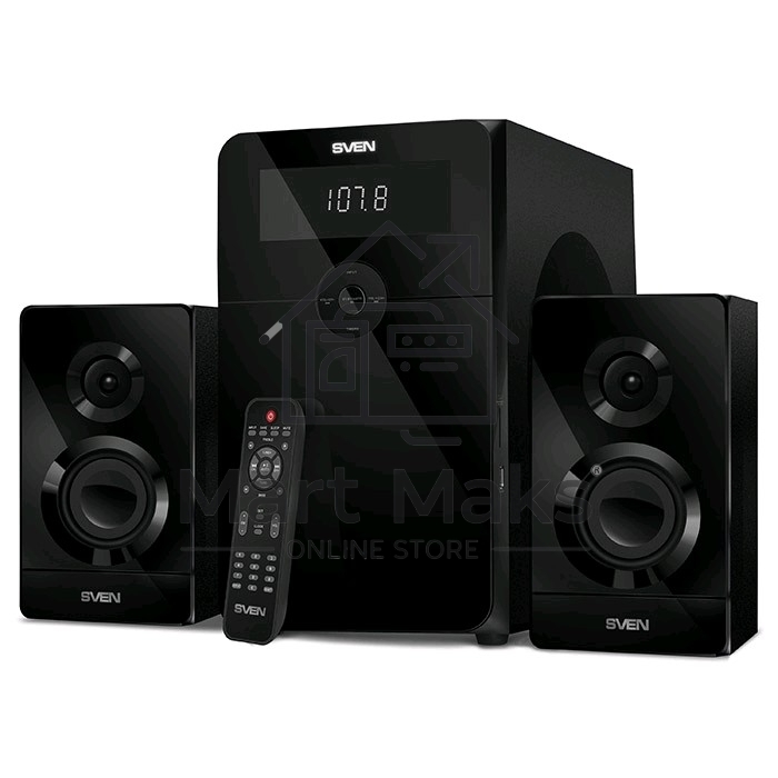 Акустическая система 2.1 SVEN MS-2250 / 80 Watt / ~230V 50Hz / Bluetooth / Black
