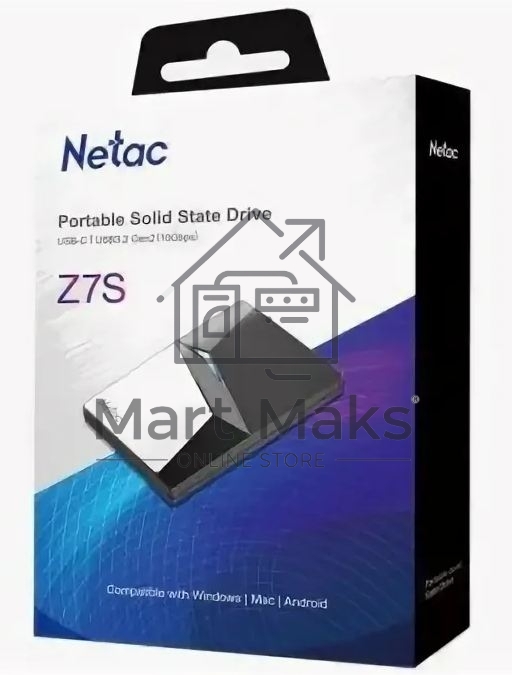 Внешний накопитель SSD Netac External Z7S USB 3.2 240Gb
