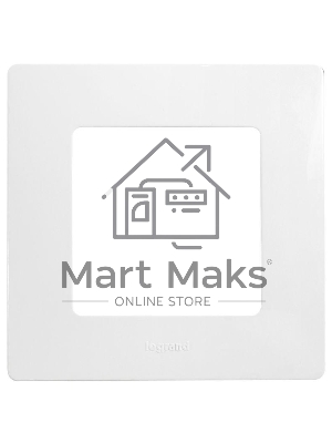 Рамка 1пост, белый ETIKA