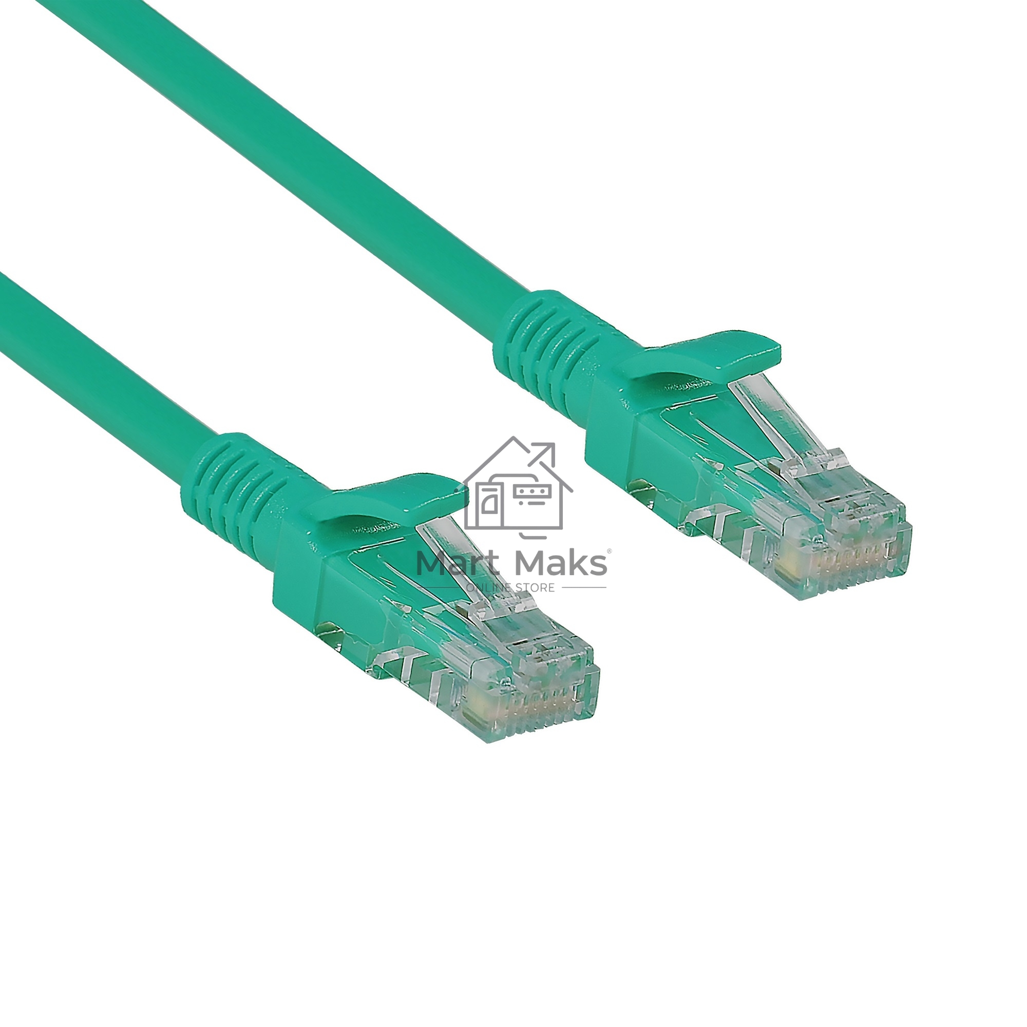 Патч-корд LSZH ExeGate EX286373RUS UTP-RJ45-RJ45-5e-0,3M-LSZH-GN, UTP, cat.5e, 0.3м, зеленый