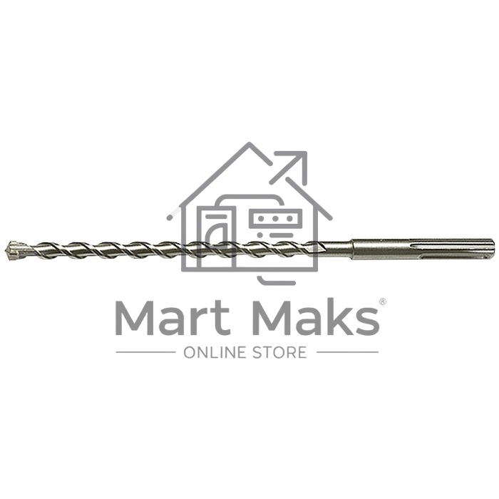 Бур MATRIX 71260по бетону 26 х 600мм sds max c крестовой пластиной