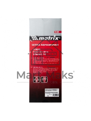 Сетка абразивная Matrix, P 40, 106 х 280 мм, 25 шт.