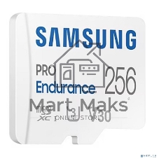 Флеш карта microSDXC 256Gb Samsung PRO ENDURANCE (40/100 Mb/s, adapter) (MB-MJ256KA/APC)