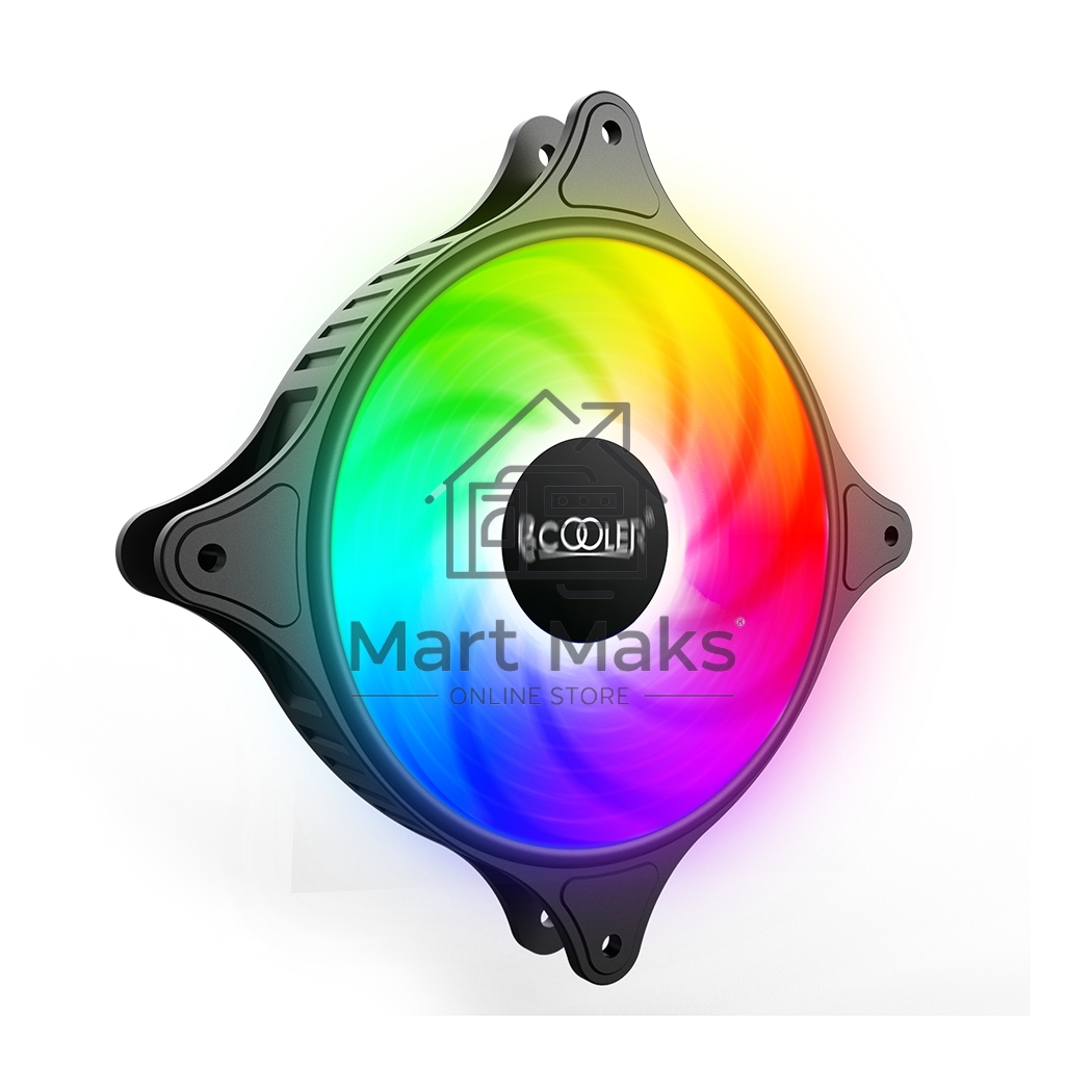 Вентилятор для корпуса PCCooler FX 120 ARGB черный, 120 мм, 2000 об/мин, 33.2 дБ, 4 pin