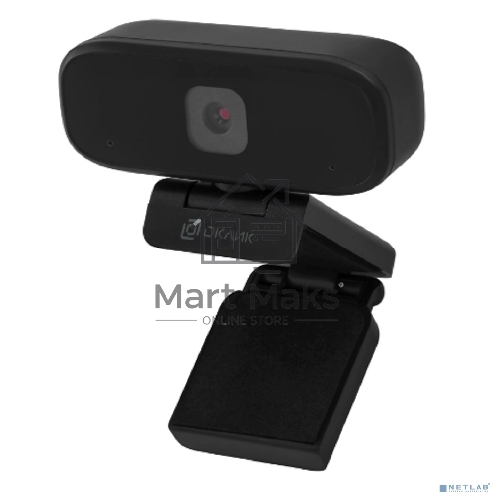 Камера Web Оклик OK-C015HD черный 1Mpix (1280x720) USB2.0 с микрофоном