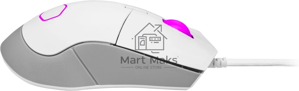Мышь проводная Cooler Master MM-310-WWOL1 белый, 12000 dpi, USB Type-A, кнопки - 6