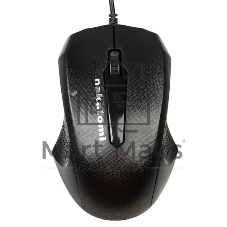 Мышь проводная Nakatomi MON-07U черный, 800 dpi, USB, кнопки - 3
