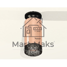 Светильник Ambrella Light XS6326102 PPG/PBK/BK золото розовое полированное/черный полированный/тонированный MR16 GU5.3