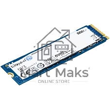 Накопитель SSD Kingston NV3, 500Gb, M.2 2280, PCIe 4.0 x4, NVMe, R/W 5000/3000
